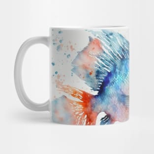 Painted Goldfish Mug